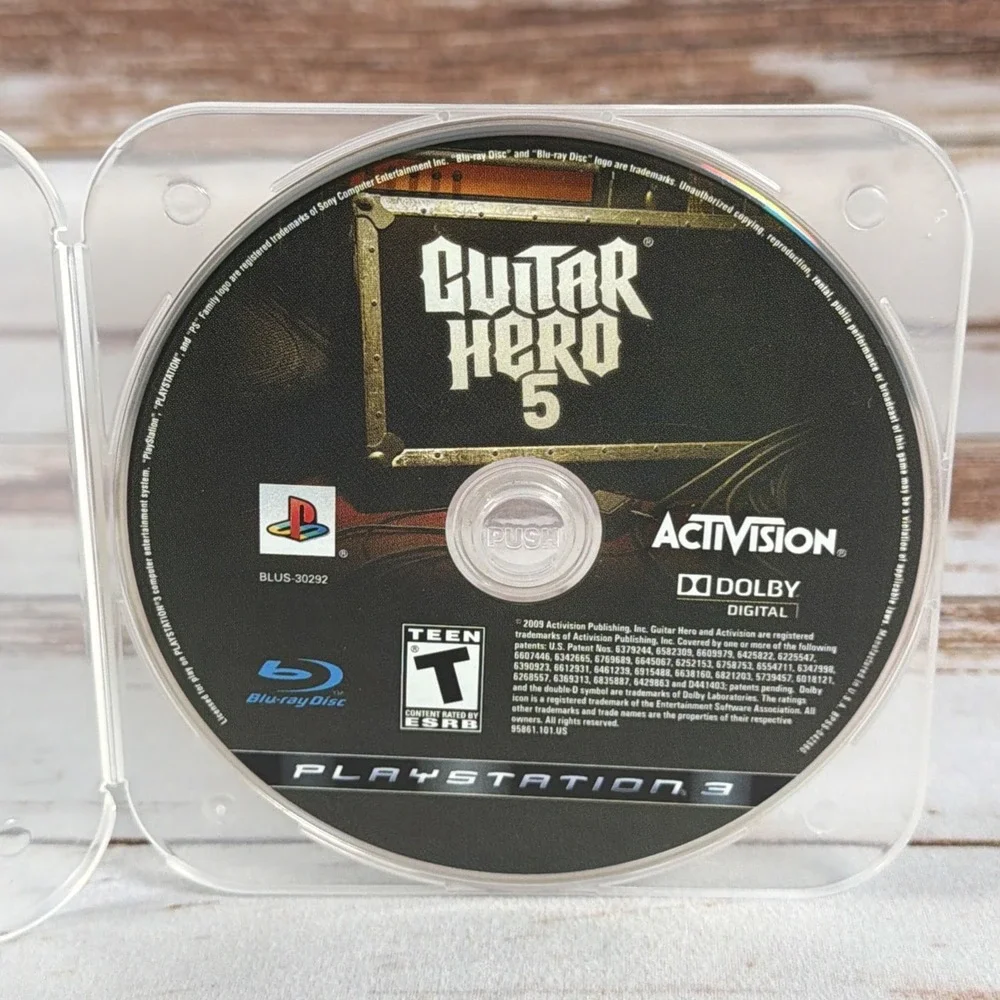 Guitar Hero 5 (Sony PlayStation 3, 2009) PS3 Disc Only! Works Great! Fun!